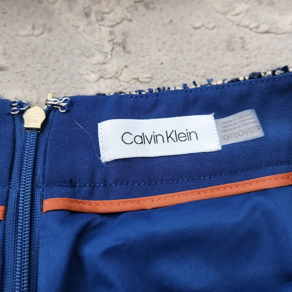 Calvin Klein | NWT 2 Pc Tweed Blazer & Pencil Skirt Set - Picture 7 of 12